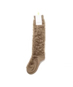 ▲TRICOTE / FAKE FUR HIGH SOCKS