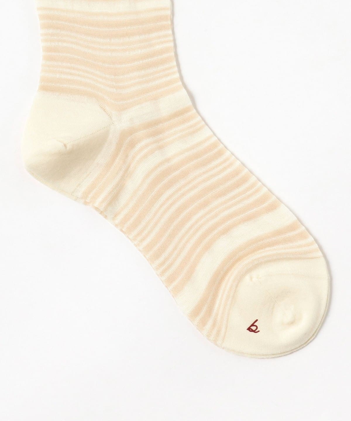 Ray BEAMS Ray BEAMS babaco / Sheer Stripe Stocking (legwear socks