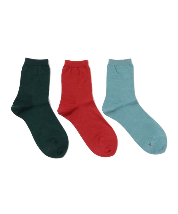 Ray BEAMS（レイ ビームス）○babaco / 3Pairs Socks（レッグ