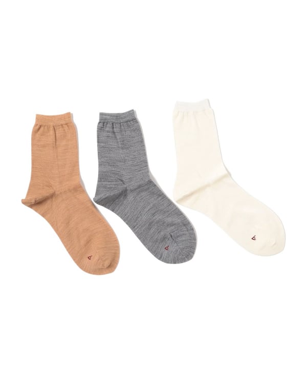 Ray BEAMS（レイ ビームス）○babaco / 3Pairs Socks（レッグ