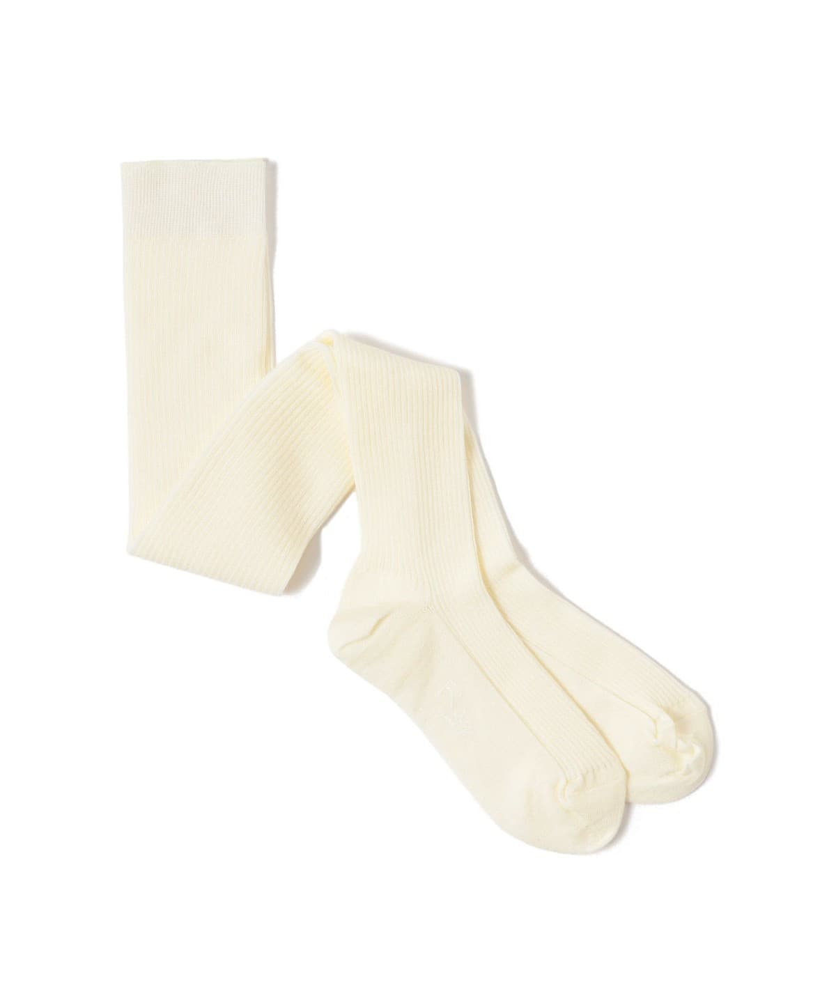 細リブ ニーハイ ソックス レッグウェア WOMEN OFF WHITE ONE SIZE 細リブ ニーハイ ソックス レッグウェア WOMEN OFF WHITE ONE SIZE