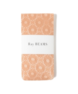 Ray BEAMS / フラワー ジャガード タイツ