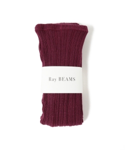 Ray BEAMS / 螺紋 褲襪