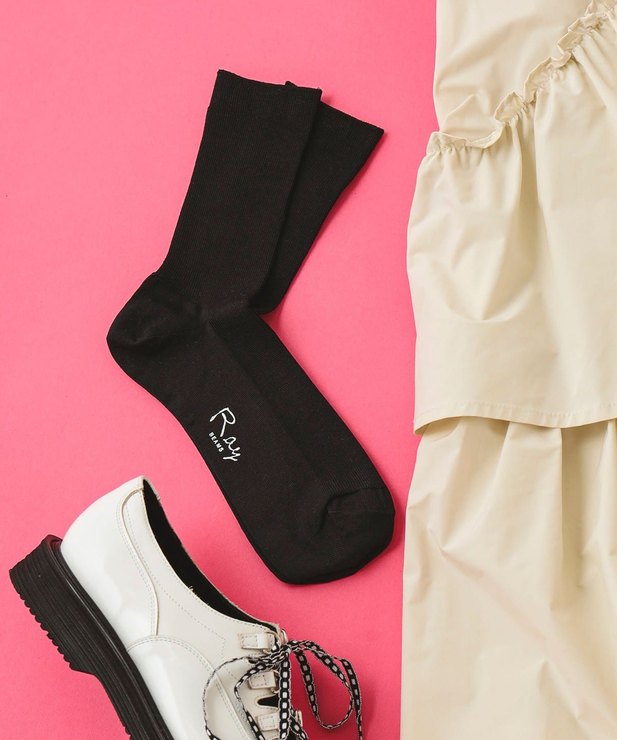 シルケット リブ ソックス レッグウェア WOMEN BLACK ONE SIZE シルケット リブ ソックス レッグウェア WOMEN BLACK ONE SIZE