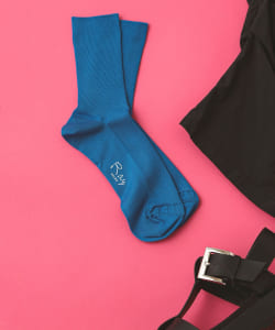 mercerized ribbed socks