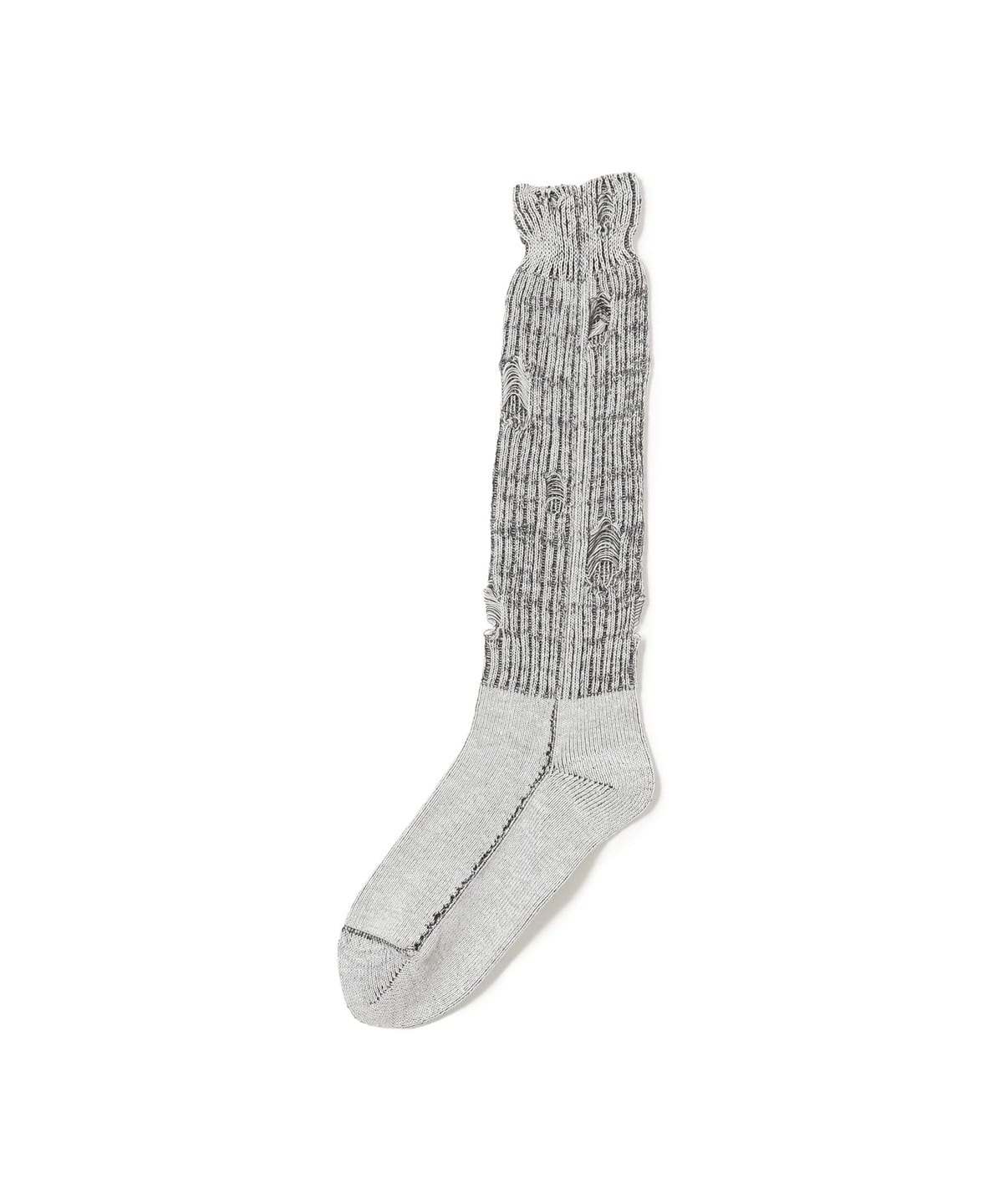 ダメージ ソックス レッグウェア WOMEN GREY ONE SIZE ダメージ ソックス レッグウェア WOMEN GREY ONE SIZE