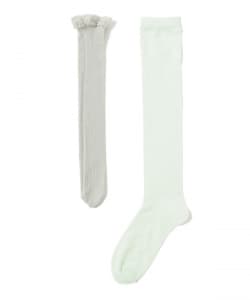 レイヤード レース ソックス