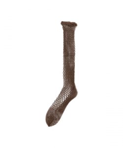 babaco / Fishnet Knee High Socks