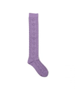 babaco / Eyelet High Socks