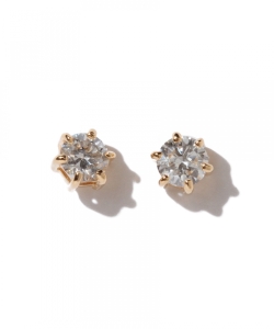 Ray BEAMS / K18 ダイヤモンド ピアス