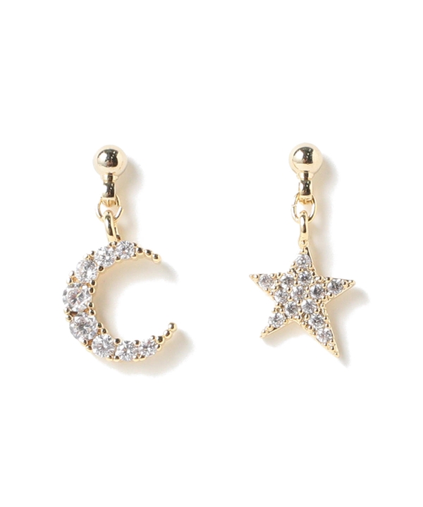 Ray Beams レイ ビームス Ray Beams ムーン スター ピアス アクセサリー ピアス 両耳用 通販 Beams