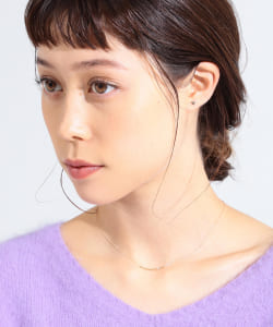Ray BEAMS / K10 タタキ ダイヤ ネックレス