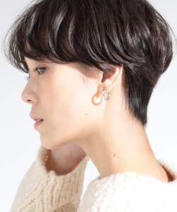Ray BEAMS / 18mm フープ イヤリング