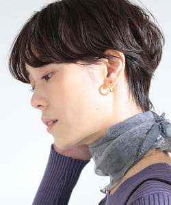 Ray BEAMS / 18mm フープ イヤリング