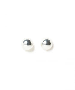 Ray BEAMS / シルバー サークル スタッズ ピアス 大