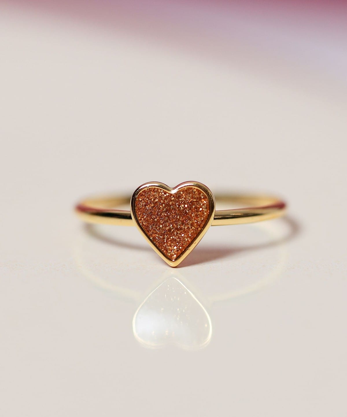 Ray BEAMS（レイ ビームス）プチ エポ ハート ピンキーリング