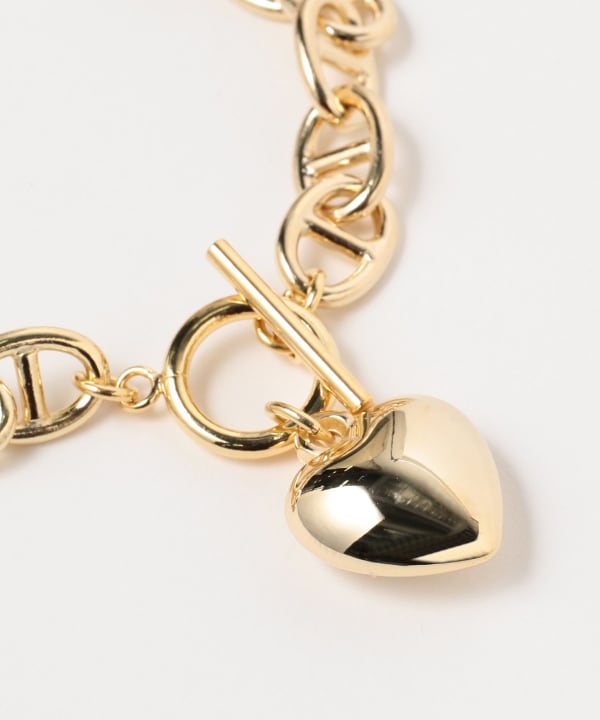 たーちゃん　ハートブレスレット17 インフィニティブレス17 Ray BEAMS（レイ ビームス）マリンチェーン マンテル ハート