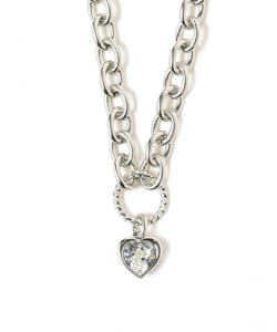 Ray BEAMS / 女裝 心型鑽 墜飾 項鍊