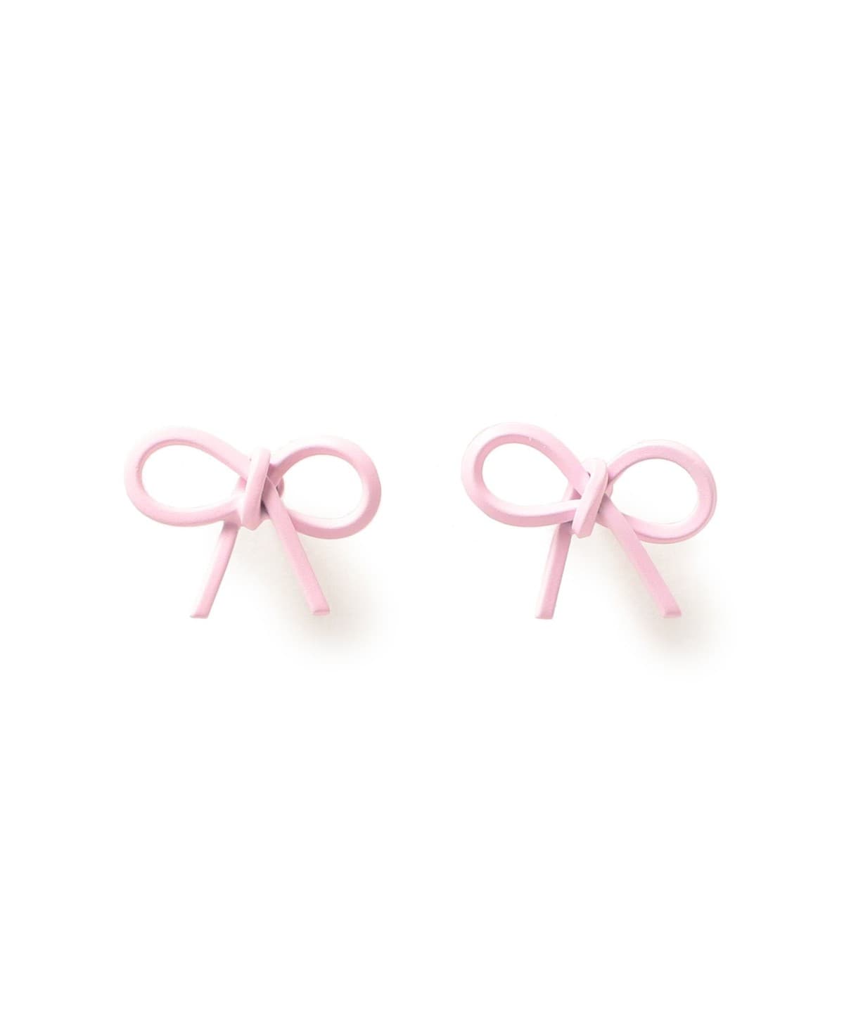 マット ミニ リボン ピアス アクセサリー WOMEN Light. PINK ONE SIZE マット ミニ リボン ピアス アクセサリー WOMEN Light. PINK ONE SIZE