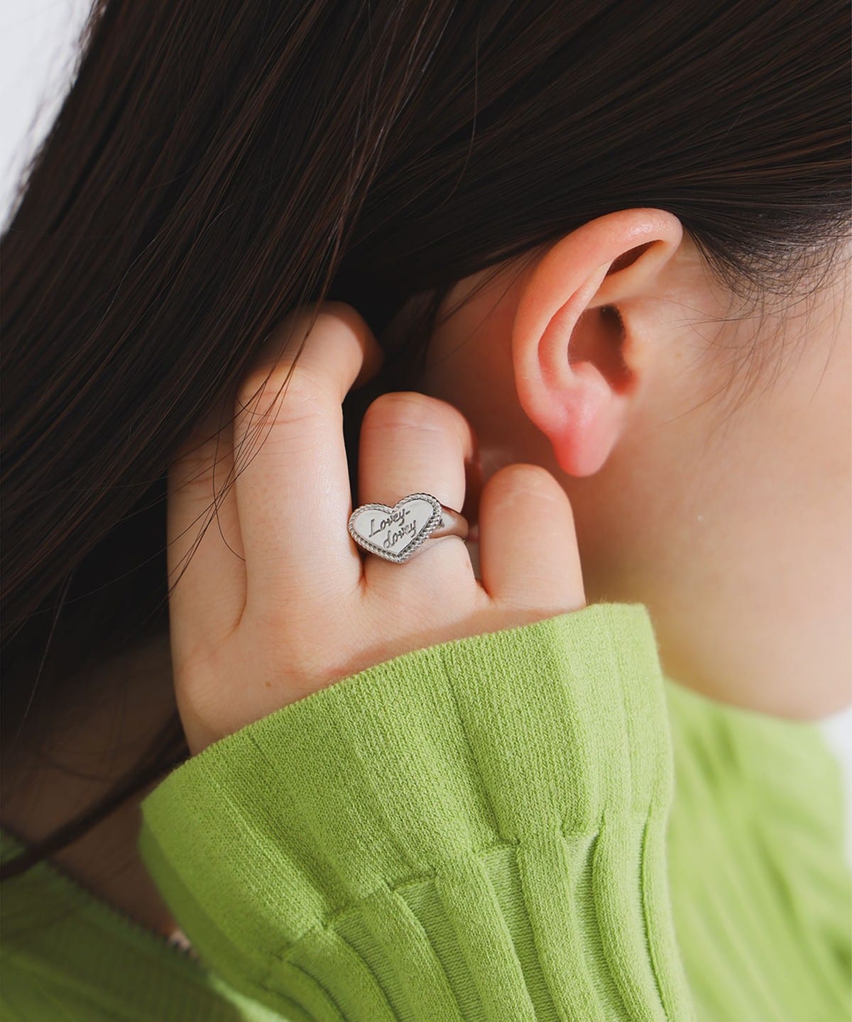 Lovey Dovey リング アクセサリー WOMEN SILVER ONE SIZE Lovey Dovey リング アクセサリー WOMEN SILVER ONE SIZE
