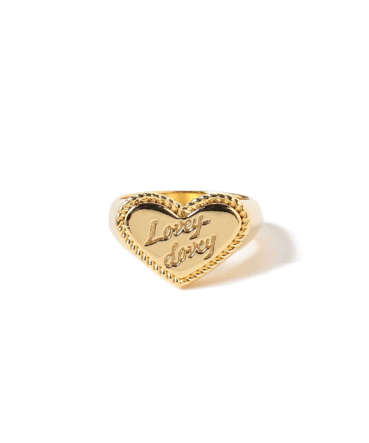 Lovey Dovey リング アクセサリー WOMEN GOLD ONE SIZE Lovey Dovey リング アクセサリー WOMEN GOLD ONE SIZE