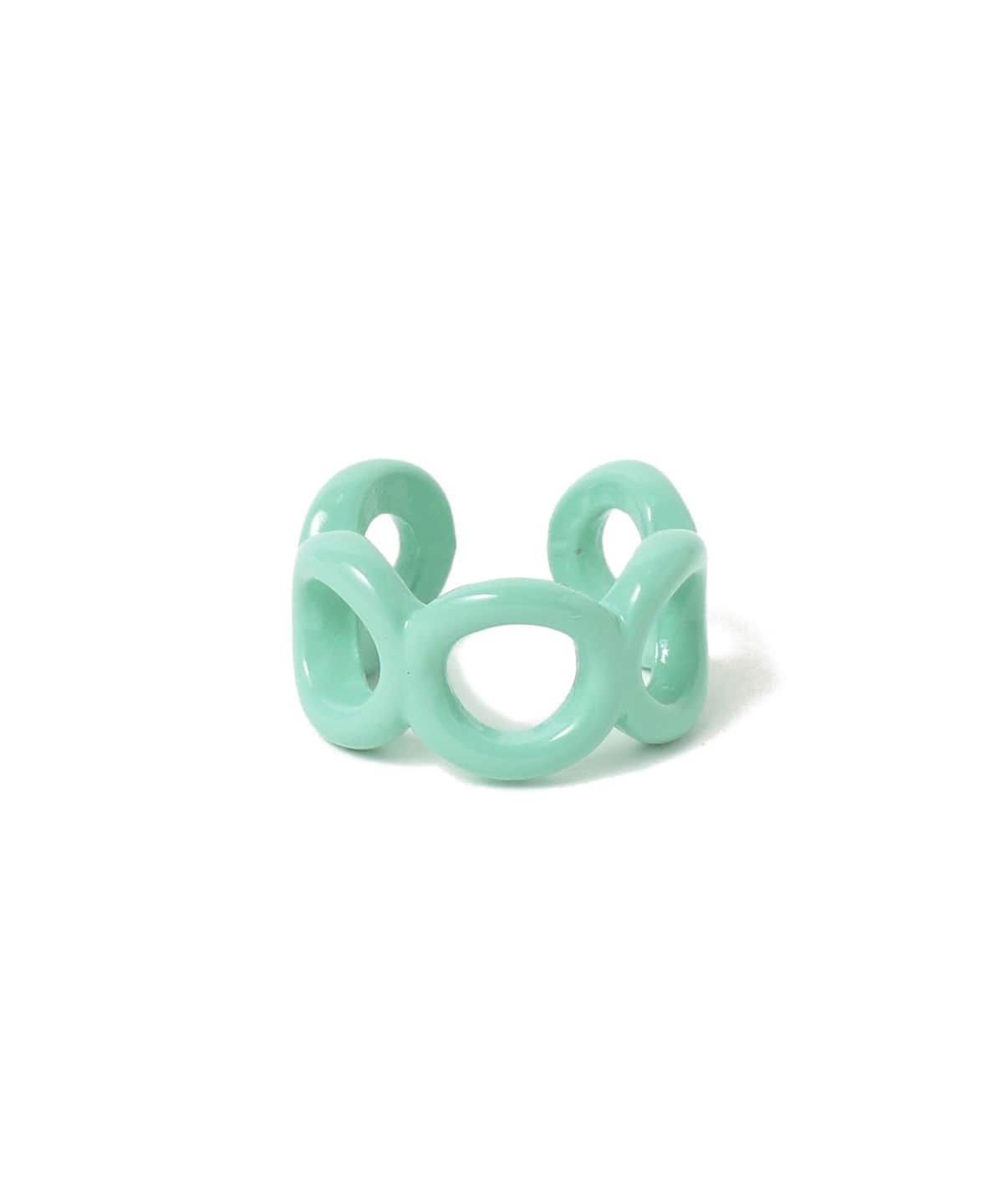 ペインティング サークル リング アクセサリー WOMEN LIGHT BLUE ONE SIZE ペインティング サークル リング アクセサリー WOMEN LIGHT BLUE ONE SIZE