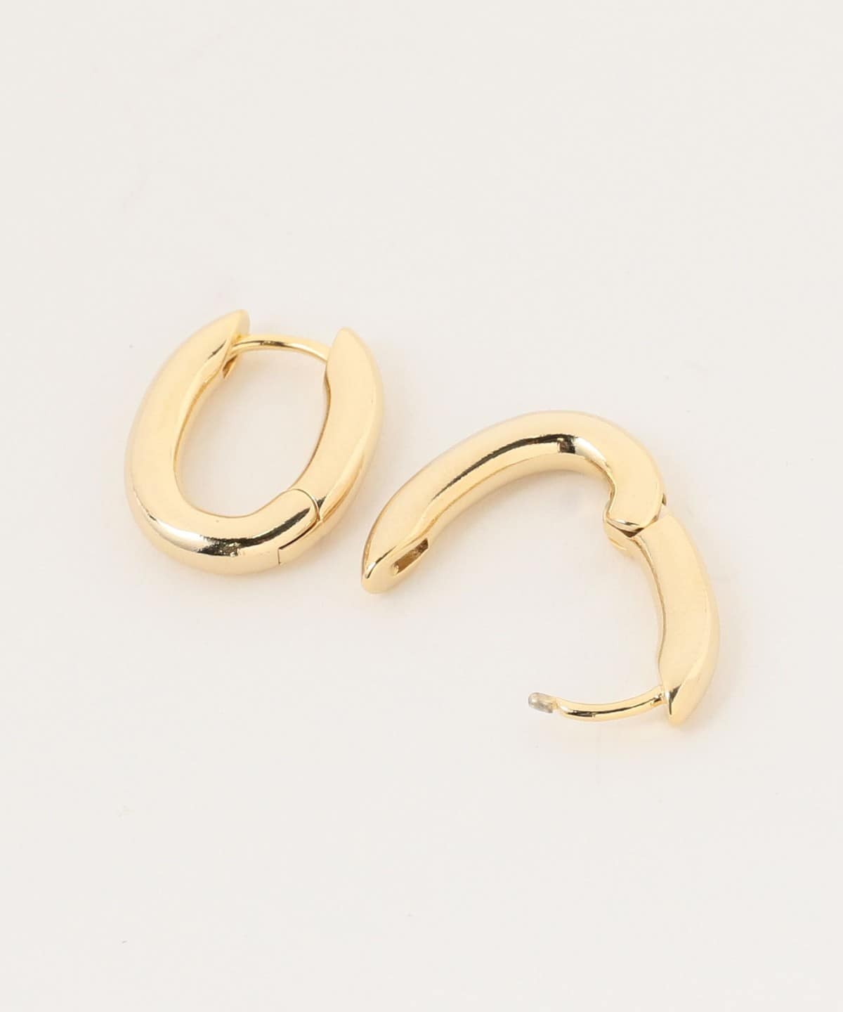 Ray BEAMS / K10 ナカオレ フープ ピアス Ray BEAMS（レイ ビームス）K10 フープピアス S（アクセサリー