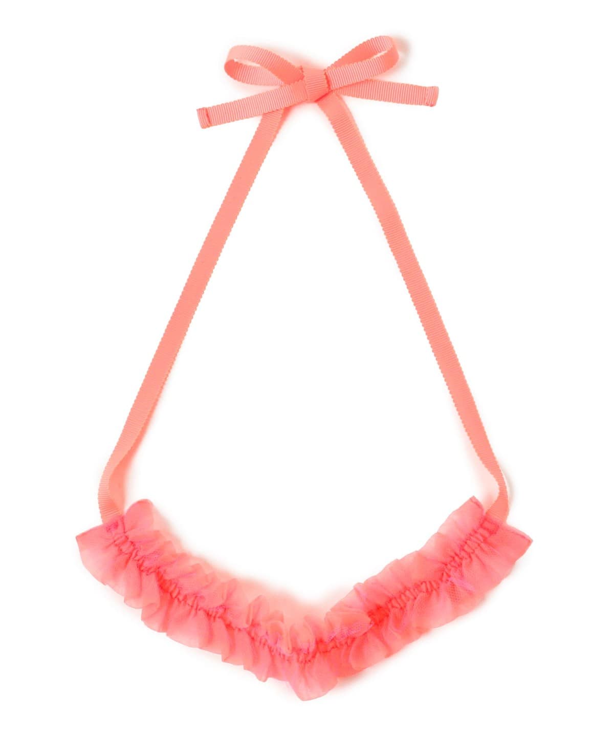 ネオン カラー フリル ネックレス アクセサリー WOMEN NEON PINK ONE SIZE ネオン カラー フリル ネックレス アクセサリー WOMEN NEON PINK ONE SIZE
