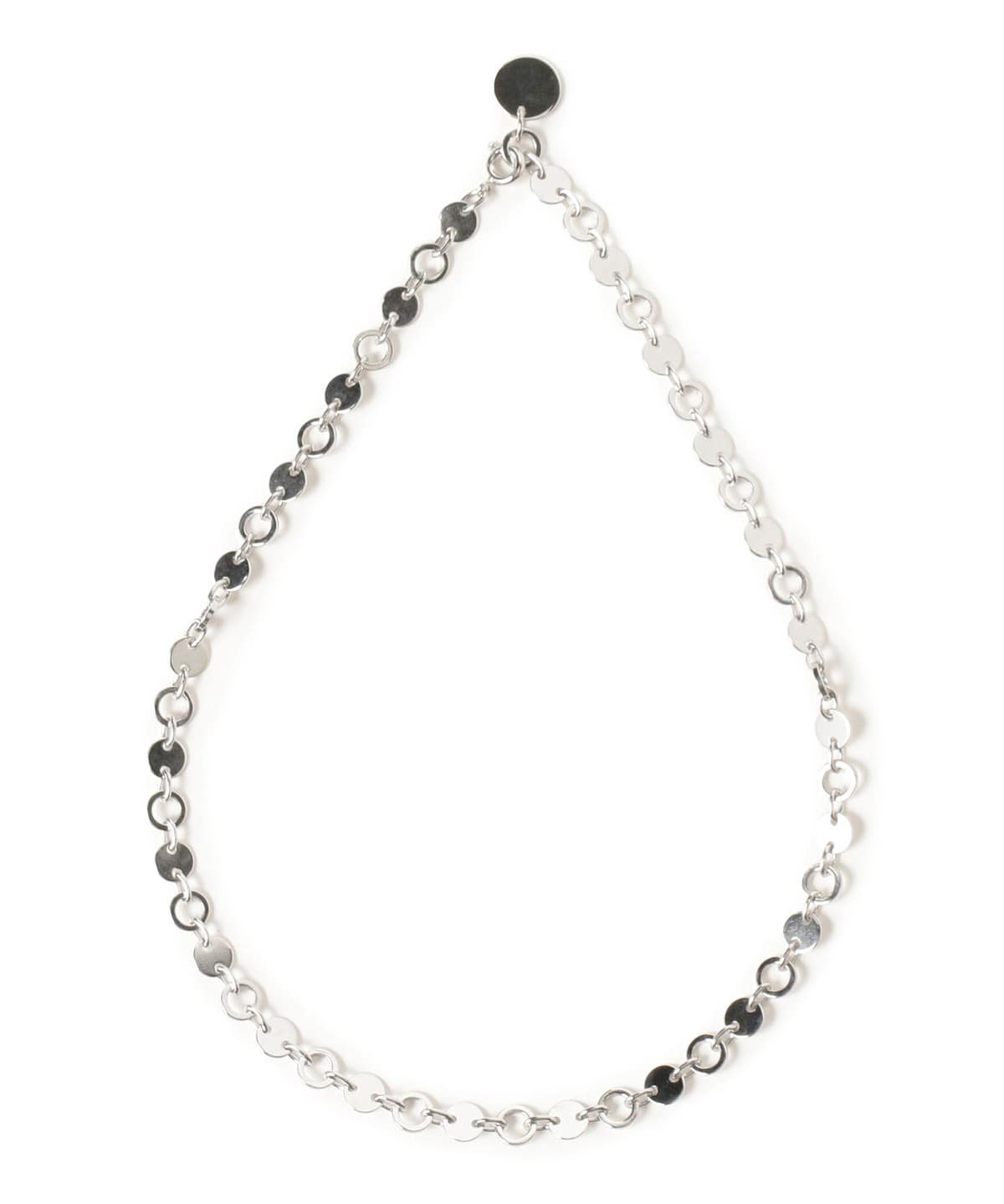 サークル チェーン ネックレス アクセサリー WOMEN SILVER ONE SIZE サークル チェーン ネックレス アクセサリー WOMEN SILVER ONE SIZE