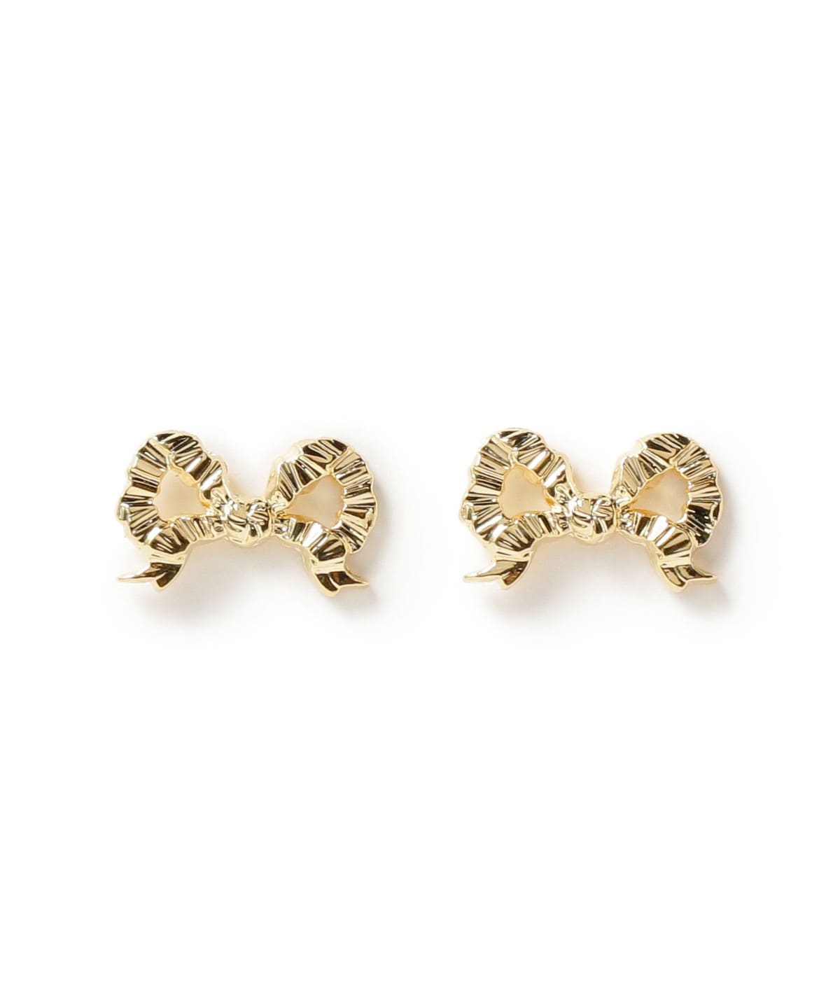 Petit リボン ピアス アクセサリー WOMEN GOLD ONE SIZE Petit リボン ピアス アクセサリー WOMEN GOLD ONE SIZE