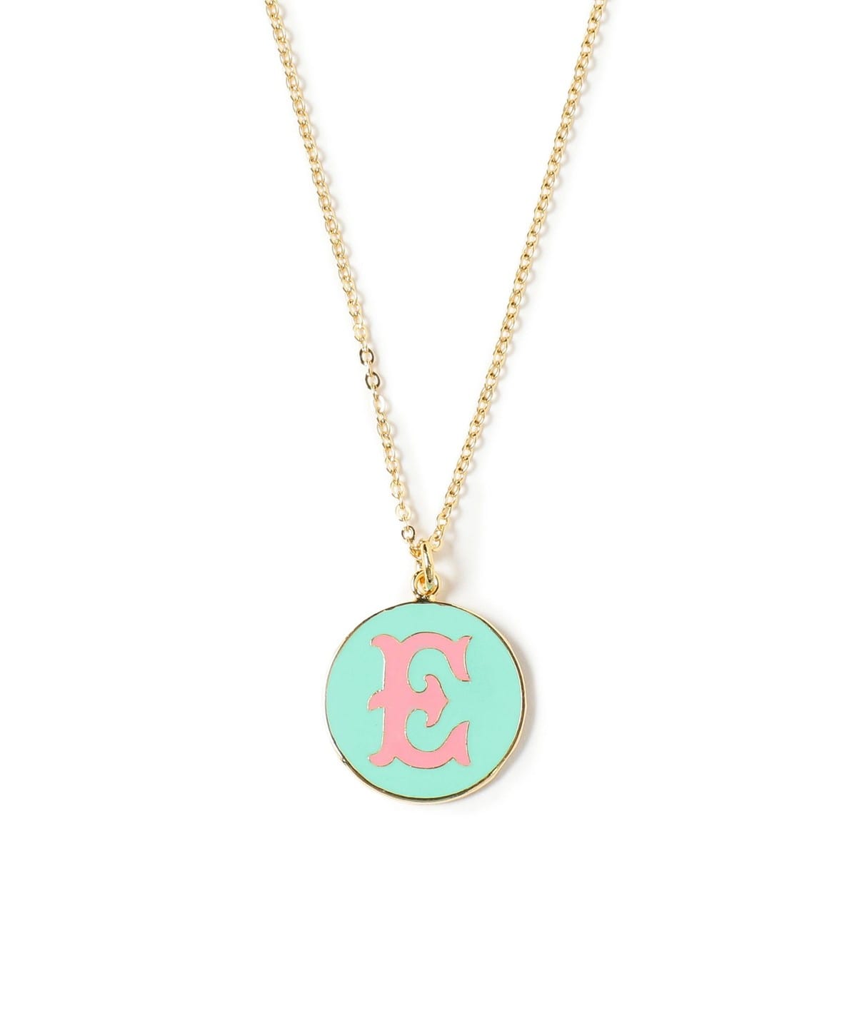 イニシャル エポ コイン ネックレス アクセサリー WOMEN E ONE SIZE イニシャル エポ コイン ネックレス アクセサリー WOMEN E ONE SIZE