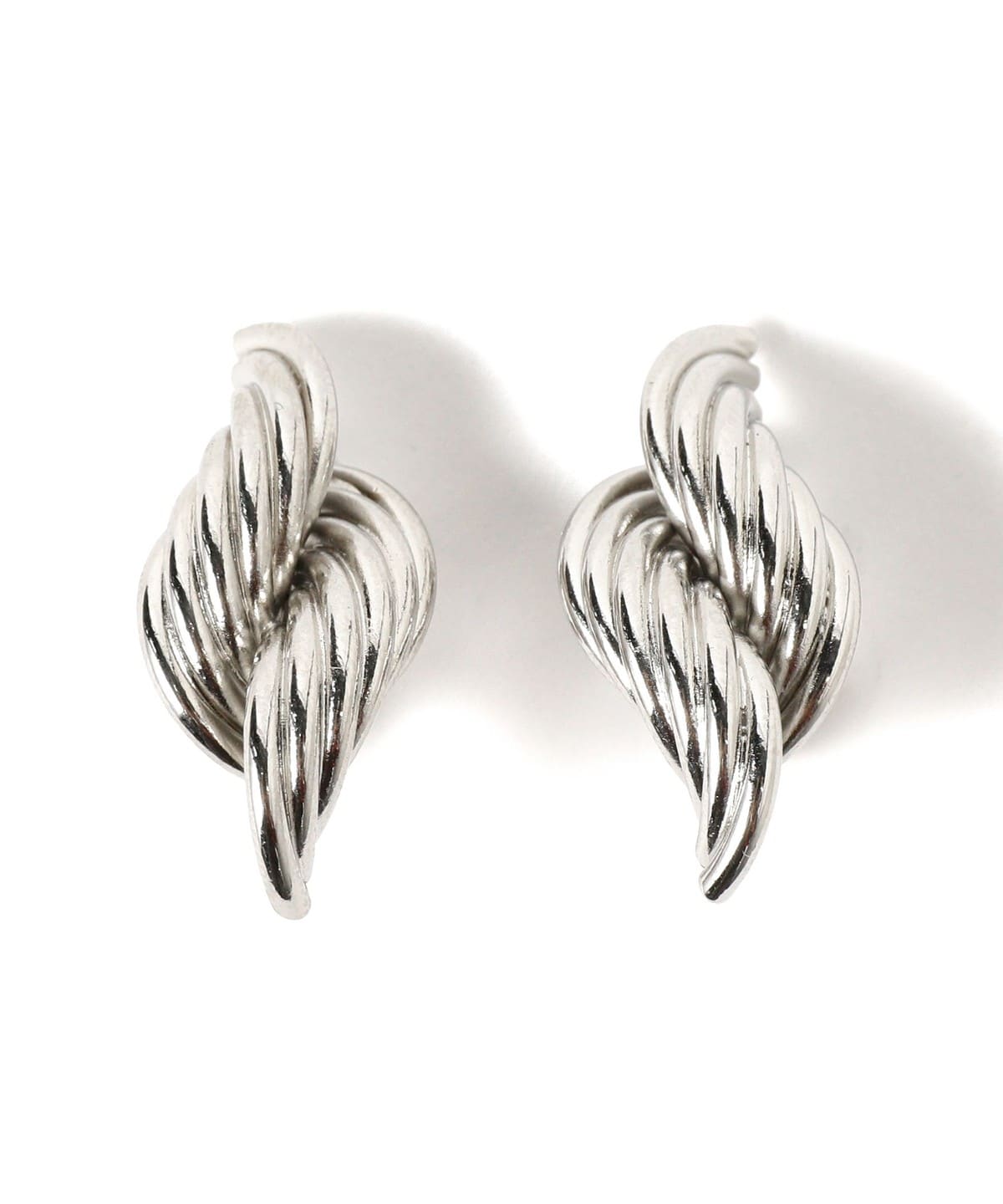 デッドストック ツイスト イヤリング アクセサリー WOMEN SILVER ONE SIZE デッドストック ツイスト イヤリング アクセサリー WOMEN SILVER ONE SIZE