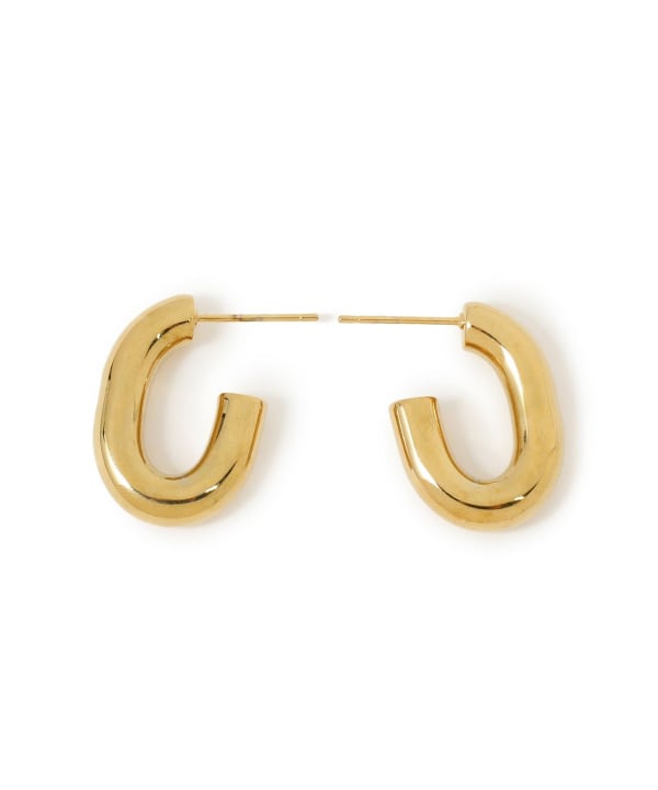 Ray Beams 18金　フープピアス　K18 ビームス Ray BEAMS ピアス K18 フープピアス 10mm レディース : ZOZOTOWN