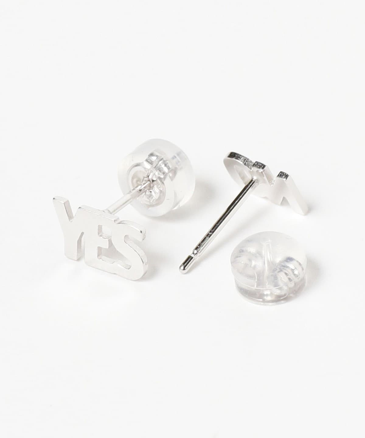 Ray BEAMS（レイ ビームス）シルバー YES NO ピアス（アクセサリー