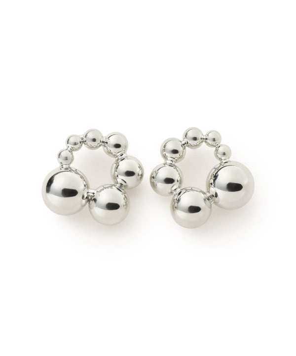 Ray BEAMS（レイ ビームス）メタル バブル ピアス（アクセサリー