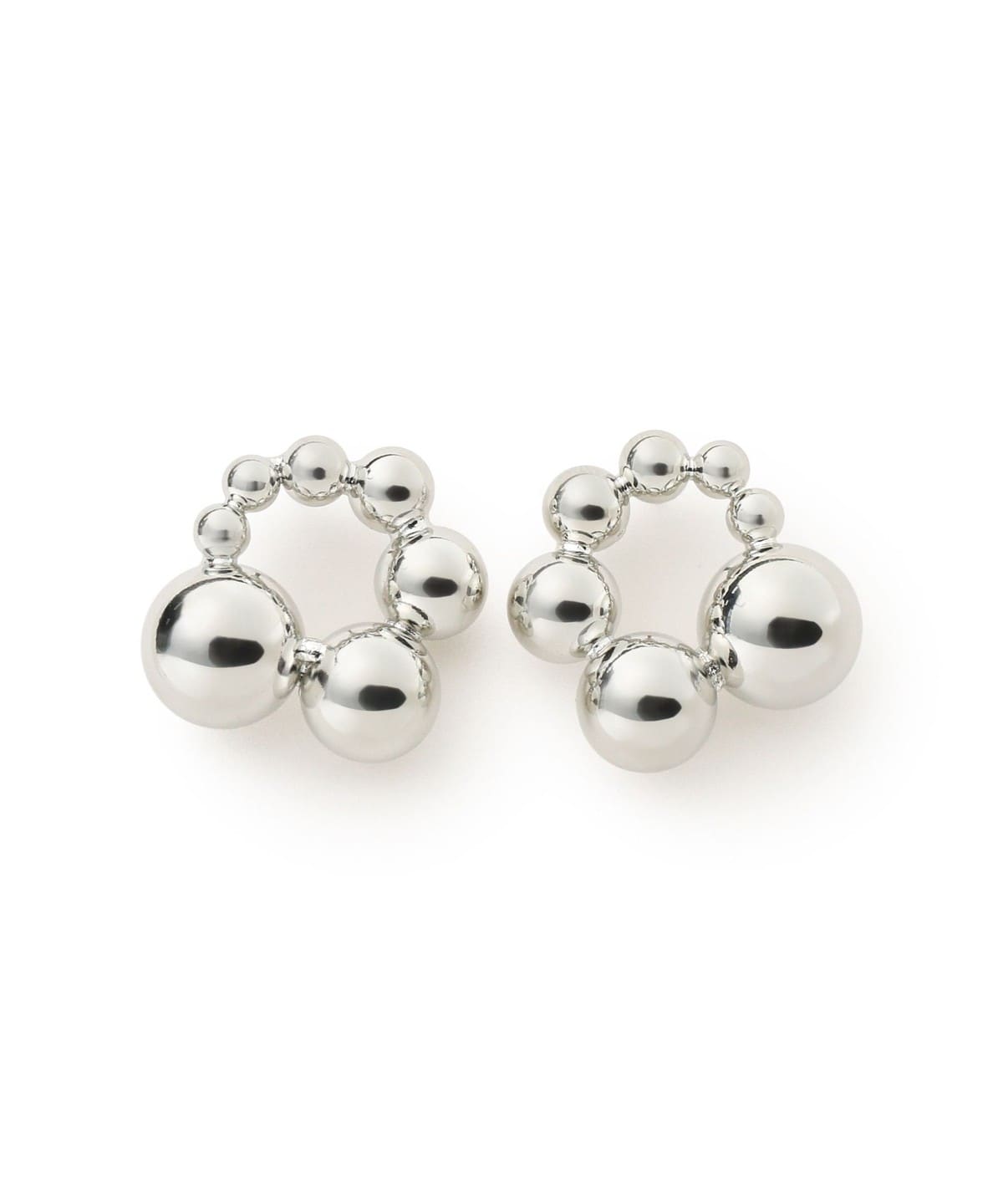 メタル バブル ピアス アクセサリー WOMEN SILVER ONE SIZE メタル バブル ピアス アクセサリー WOMEN SILVER ONE SIZE