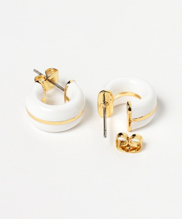 Ray BEAMS（レイ ビームス）カラー エポ フープ ピアス