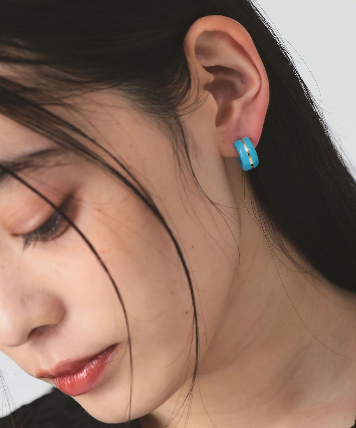 カラー エポ フープ ピアス アクセサリー WOMEN Light. BLUE ONE SIZE カラー エポ フープ ピアス アクセサリー WOMEN Light. BLUE ONE SIZE