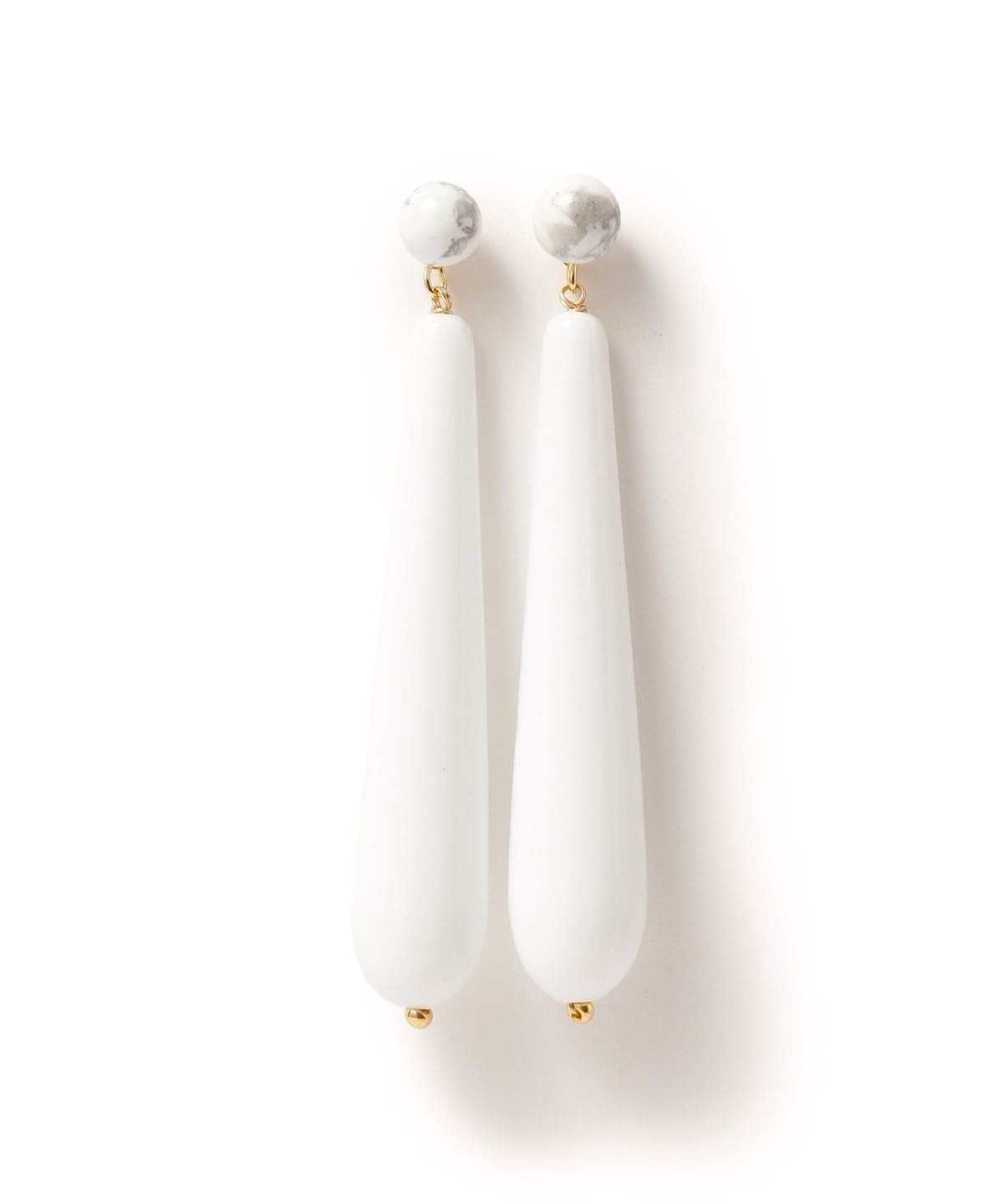 Paris ドロップ ピアス アクセサリー WOMEN WHITE ONE SIZE Paris ドロップ ピアス アクセサリー WOMEN WHITE ONE SIZE