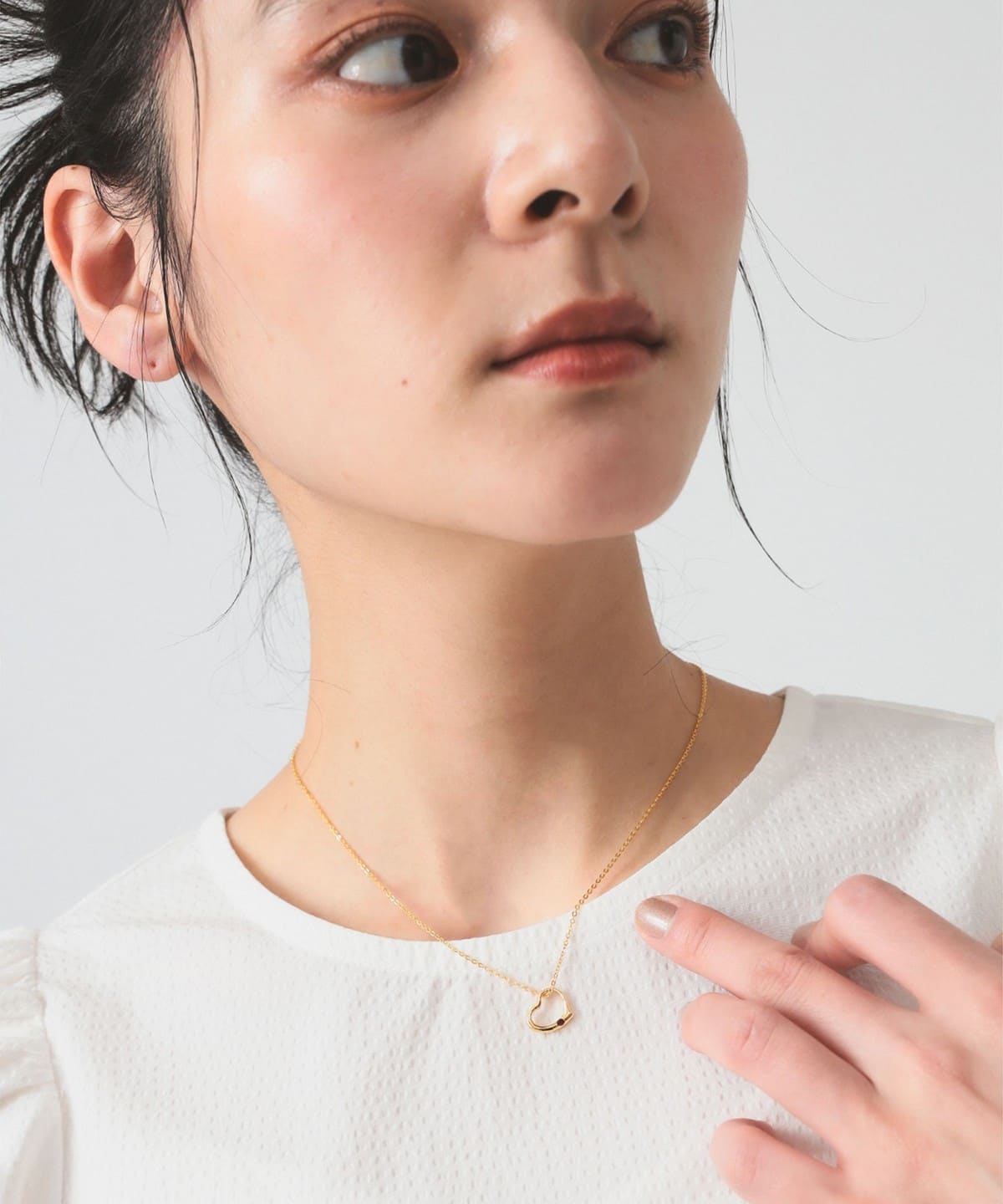 オープン ハート ネックレス アクセサリー WOMEN GOLD ONE SIZE オープン ハート ネックレス アクセサリー WOMEN GOLD ONE SIZE