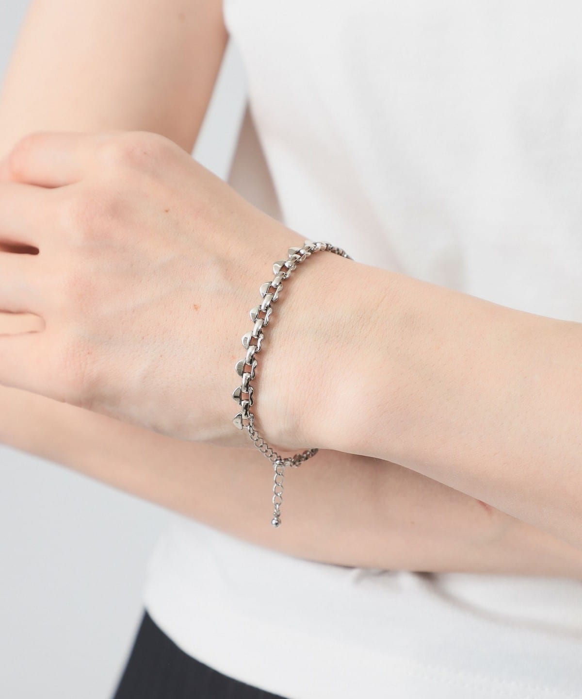 デットストック ハートチェーン ブレスレット アクセサリー WOMEN SILVER ONE SIZE デットストック ハートチェーン ブレスレット アクセサリー WOMEN SILVER ONE SIZE