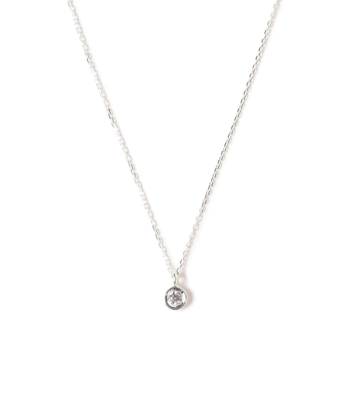 シルバー CZ ネックレス アクセサリー WOMEN SILVER ONE SIZE シルバー CZ ネックレス アクセサリー WOMEN SILVER ONE SIZE
