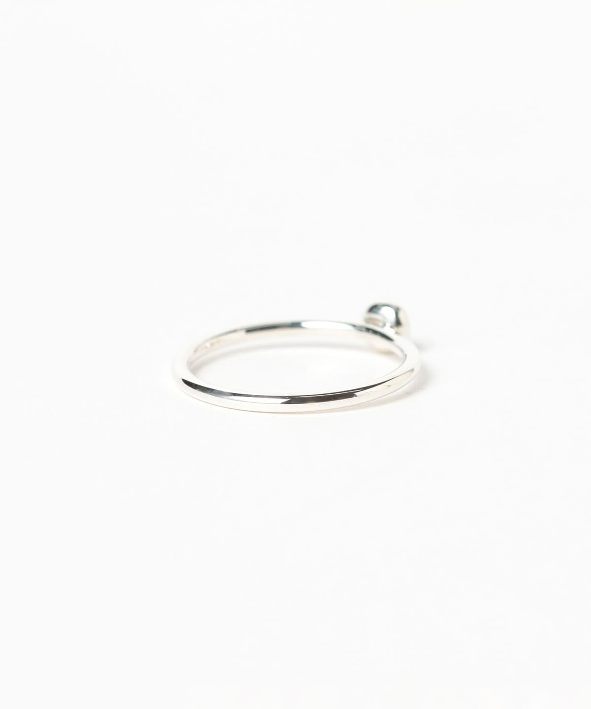 BEAMS SSZ シンプルリング Ray BEAMS（レイ ビームス）シルバー CZ リング（アクセサリー リング