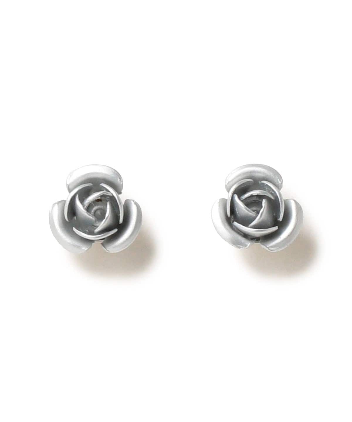 プチ ローズピアス アクセサリー WOMEN SILVER ONE SIZE プチ ローズピアス アクセサリー WOMEN SILVER ONE SIZE