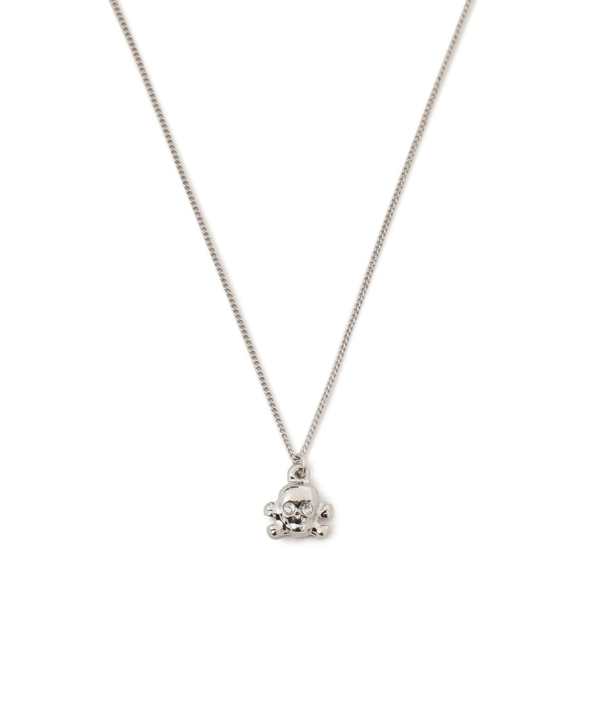 プチ スカル ネックレス アクセサリー WOMEN SILVER ONE SIZE プチ スカル ネックレス アクセサリー WOMEN SILVER ONE SIZE