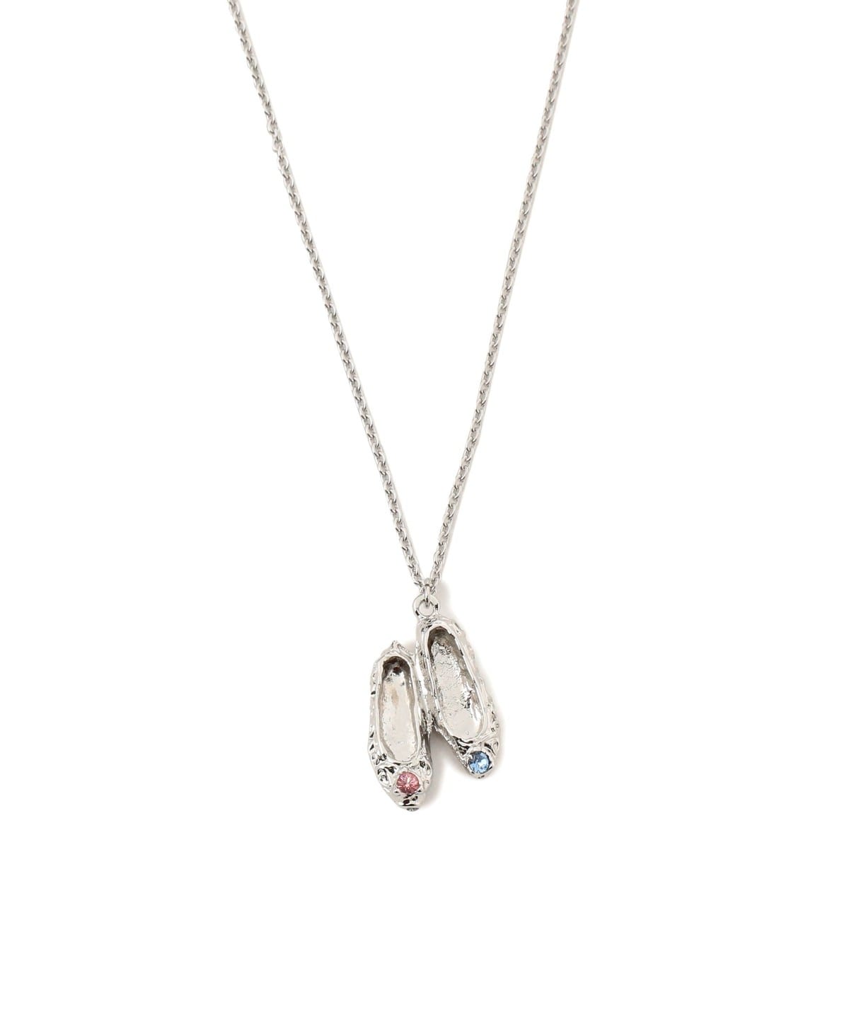 バレエシューズ ネックレス アクセサリー WOMEN SILVER ONE SIZE バレエシューズ ネックレス アクセサリー WOMEN SILVER ONE SIZE
