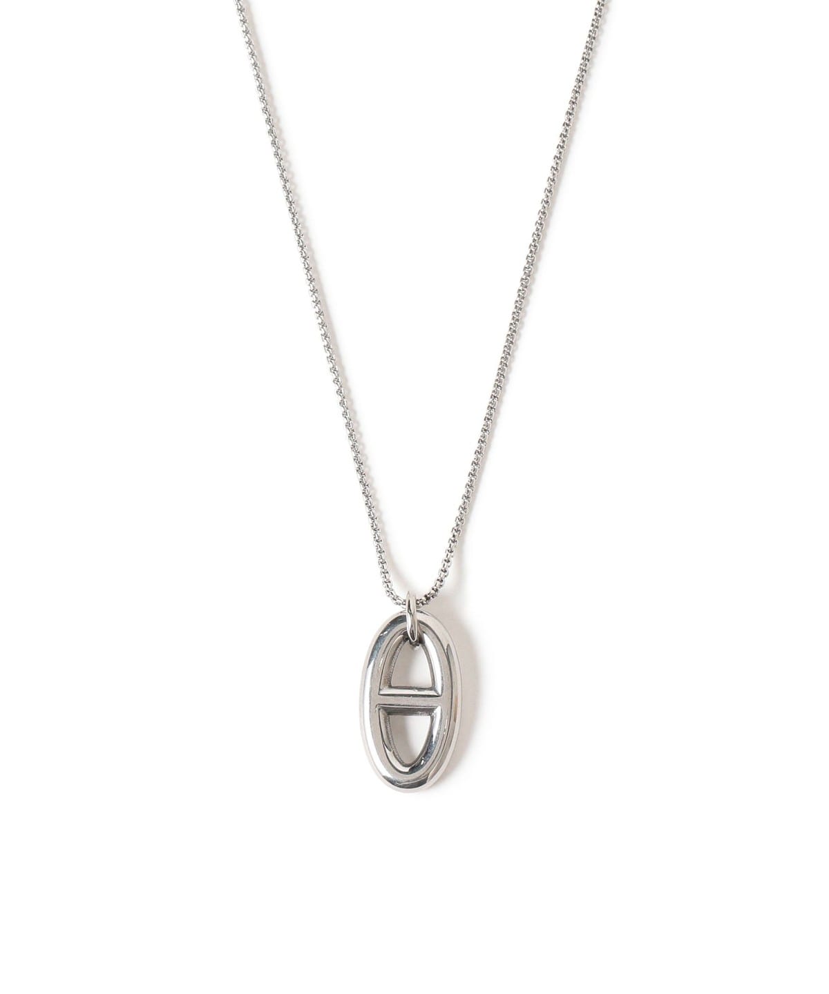 22インチシルバーアンカーチェーン イタリア SILVERネックレス