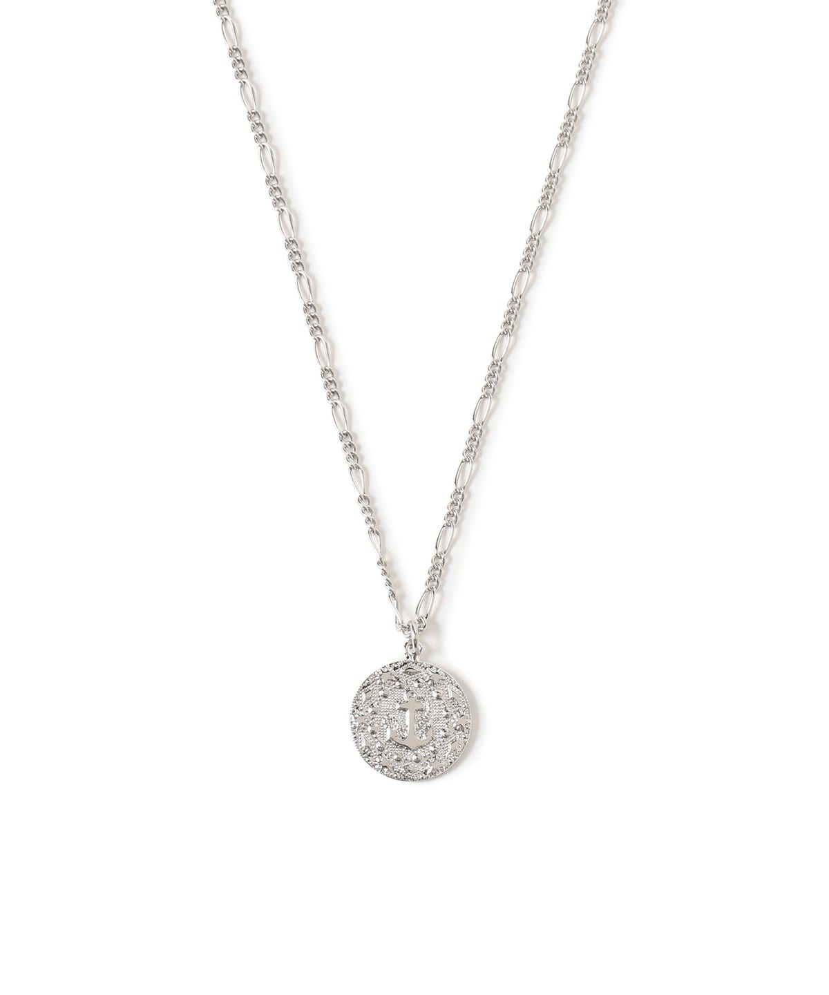 マリン コイン ネックレス アクセサリー WOMEN SILVER ONE SIZE マリン コイン ネックレス アクセサリー WOMEN SILVER ONE SIZE