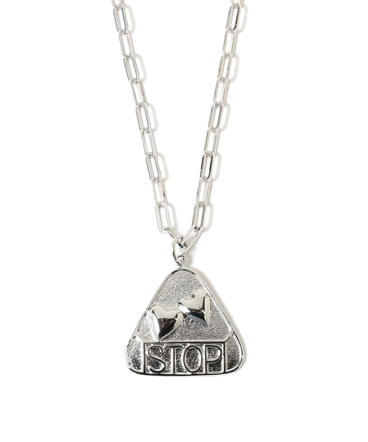 STOP タグ チェーン ネックレス アクセサリー WOMEN SILVER ONE SIZE STOP タグ チェーン ネックレス アクセサリー WOMEN SILVER ONE SIZE