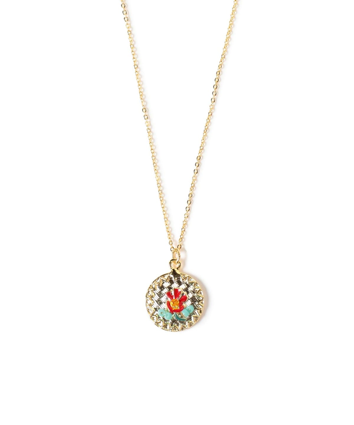 エポ フラワー コイン ネックレス アクセサリー WOMEN GOLD ONE SIZE エポ フラワー コイン ネックレス アクセサリー WOMEN GOLD ONE SIZE